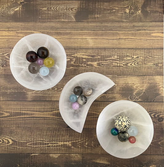 Selenite Bowls
