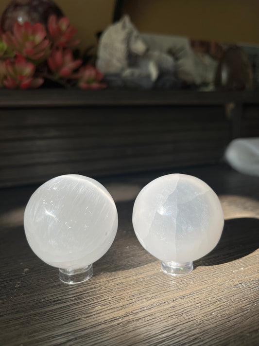 Selenite Sphere (small)