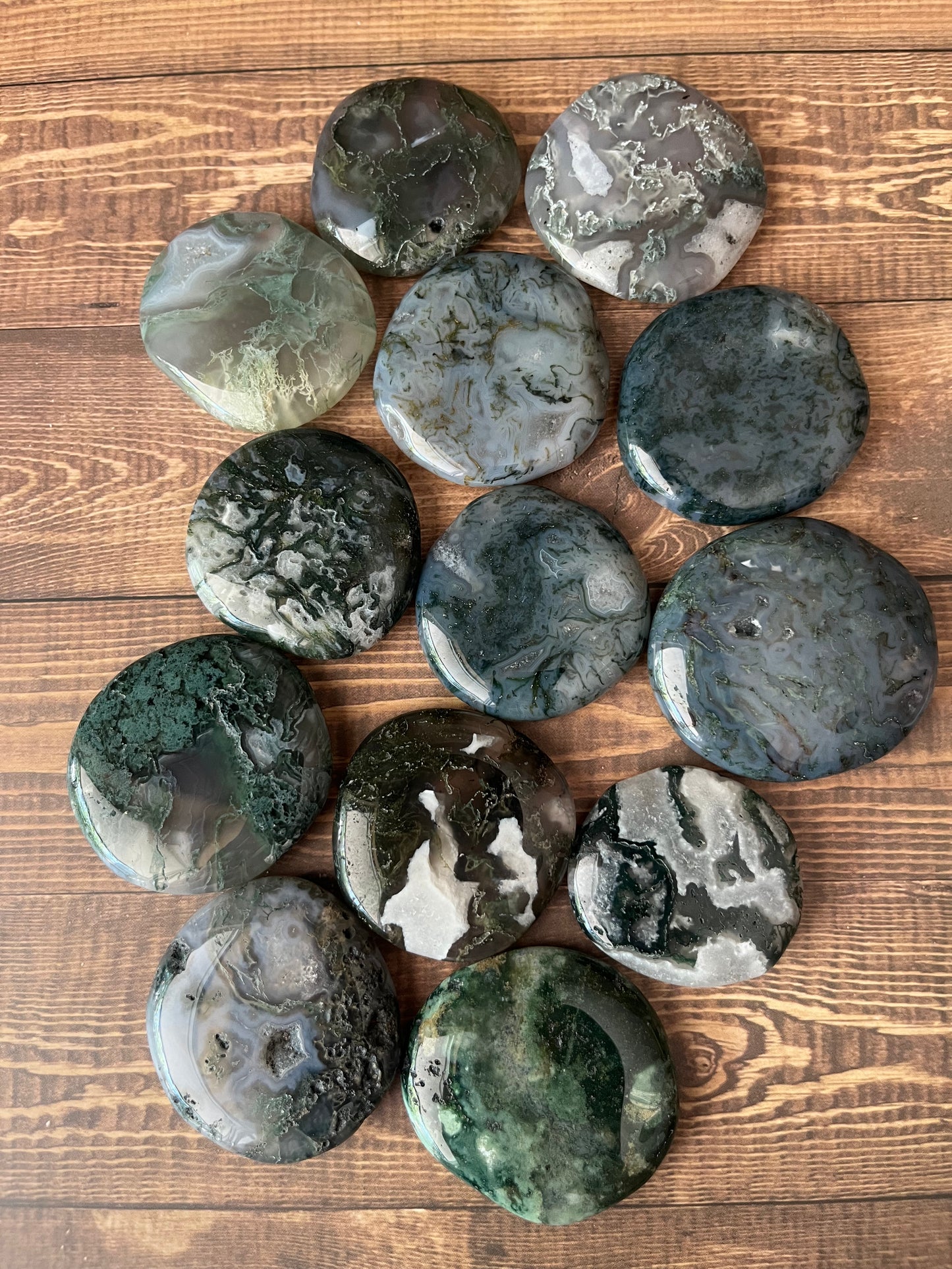 Moss Agate Earth Stones