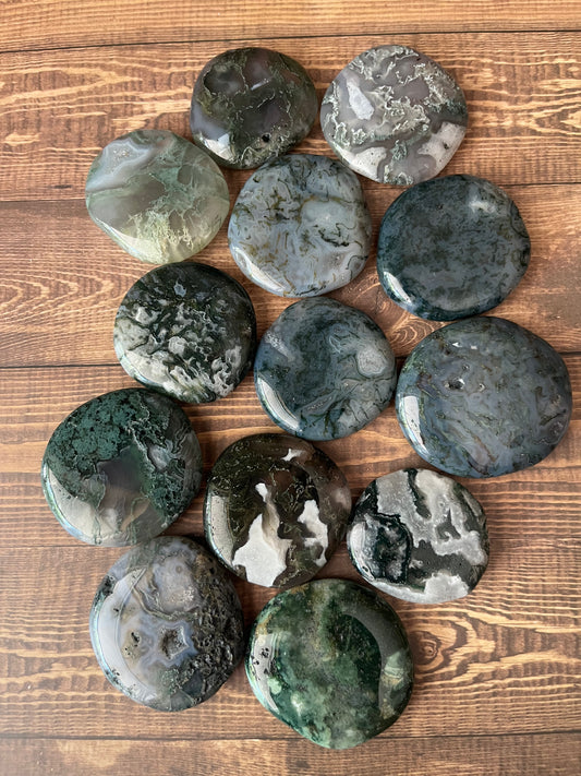 Moss Agate Earth Stones