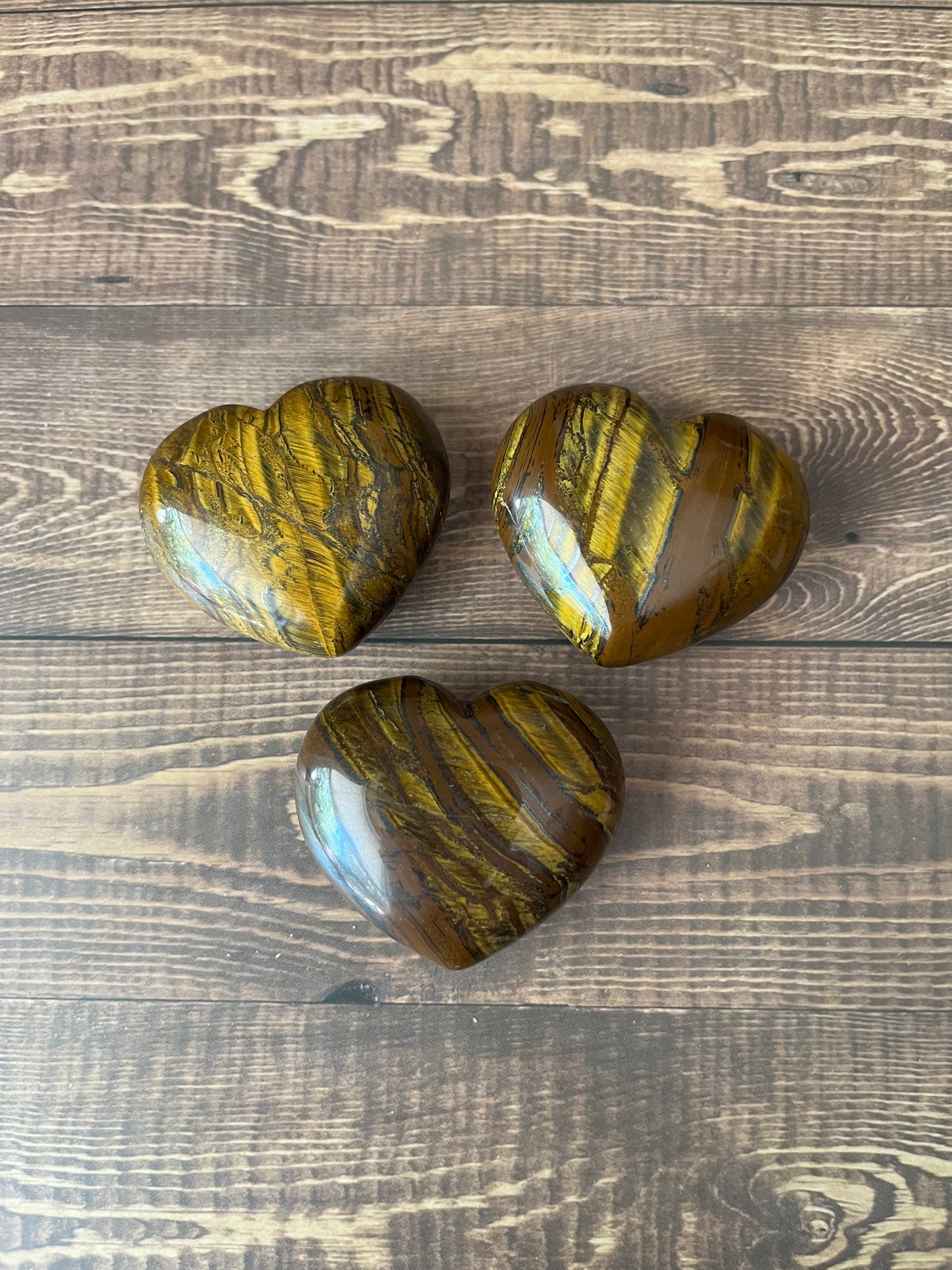 Tigers Eye Hearts