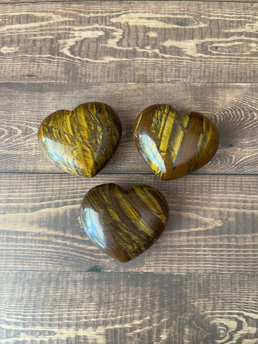 Tigers Eye Hearts