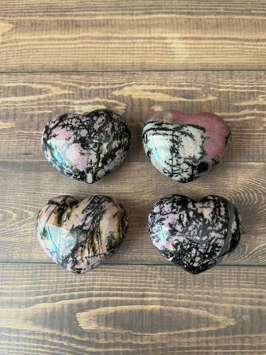 Rhodonite Hearts
