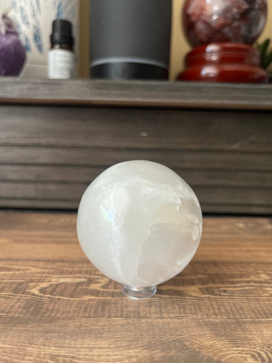 Selenite Sphere (Medium)