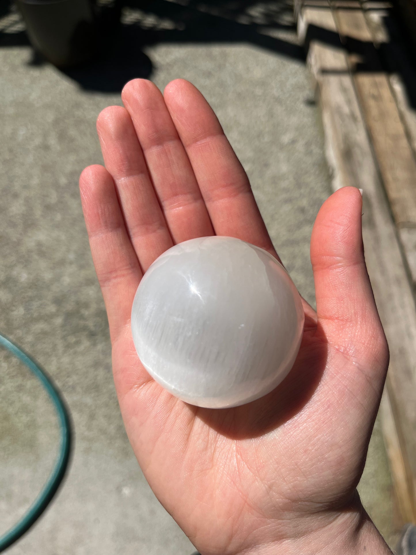 Selenite Sphere (Medium)