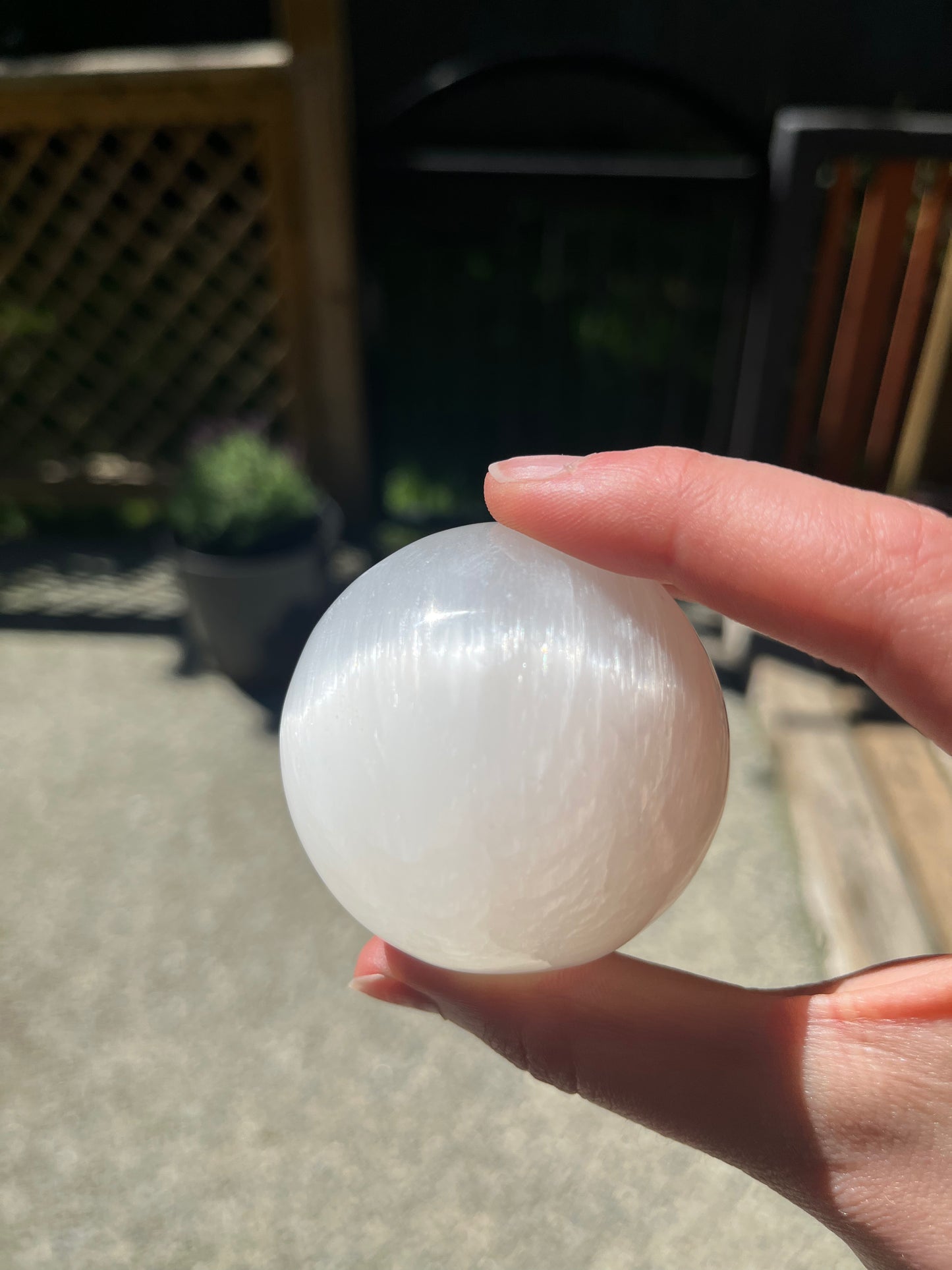 Selenite Sphere (Medium)